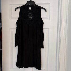 As U Wish Black Dress